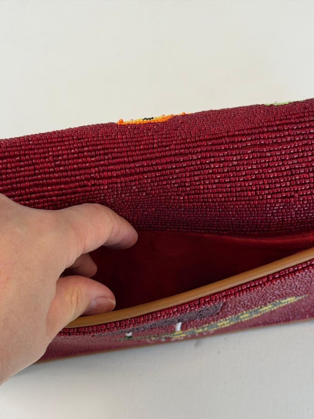 STAUD Tommy Beaded Bag in Folk Town NWT - Picture 6 of 11